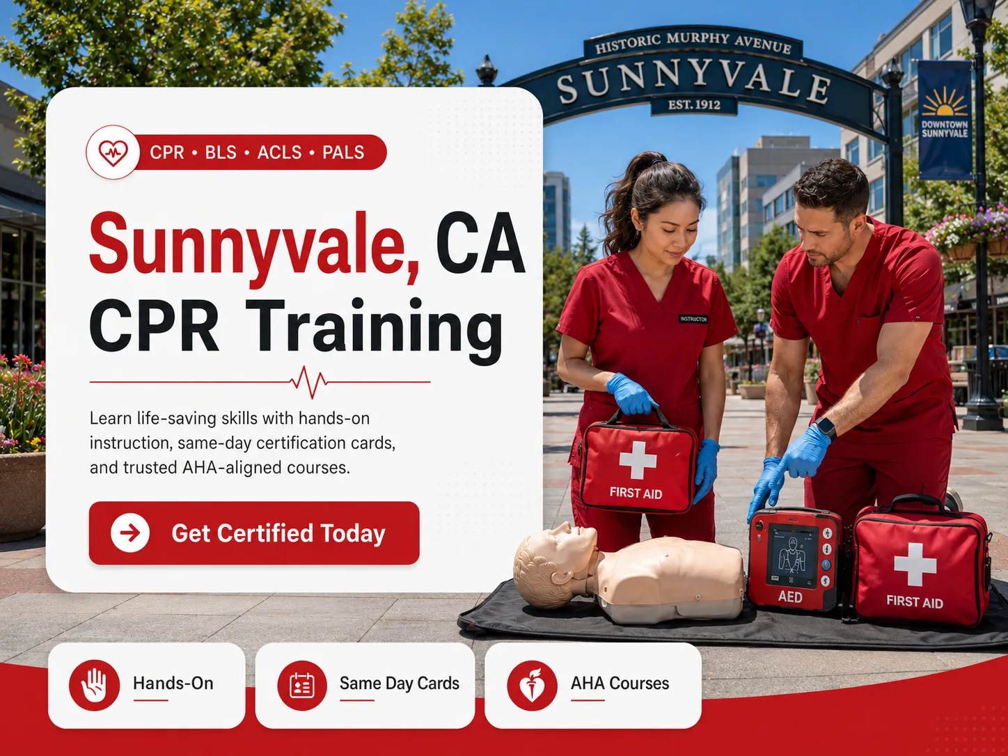 CPR, BLS, ACLS & PALS Certification in Sunnyvale, CA