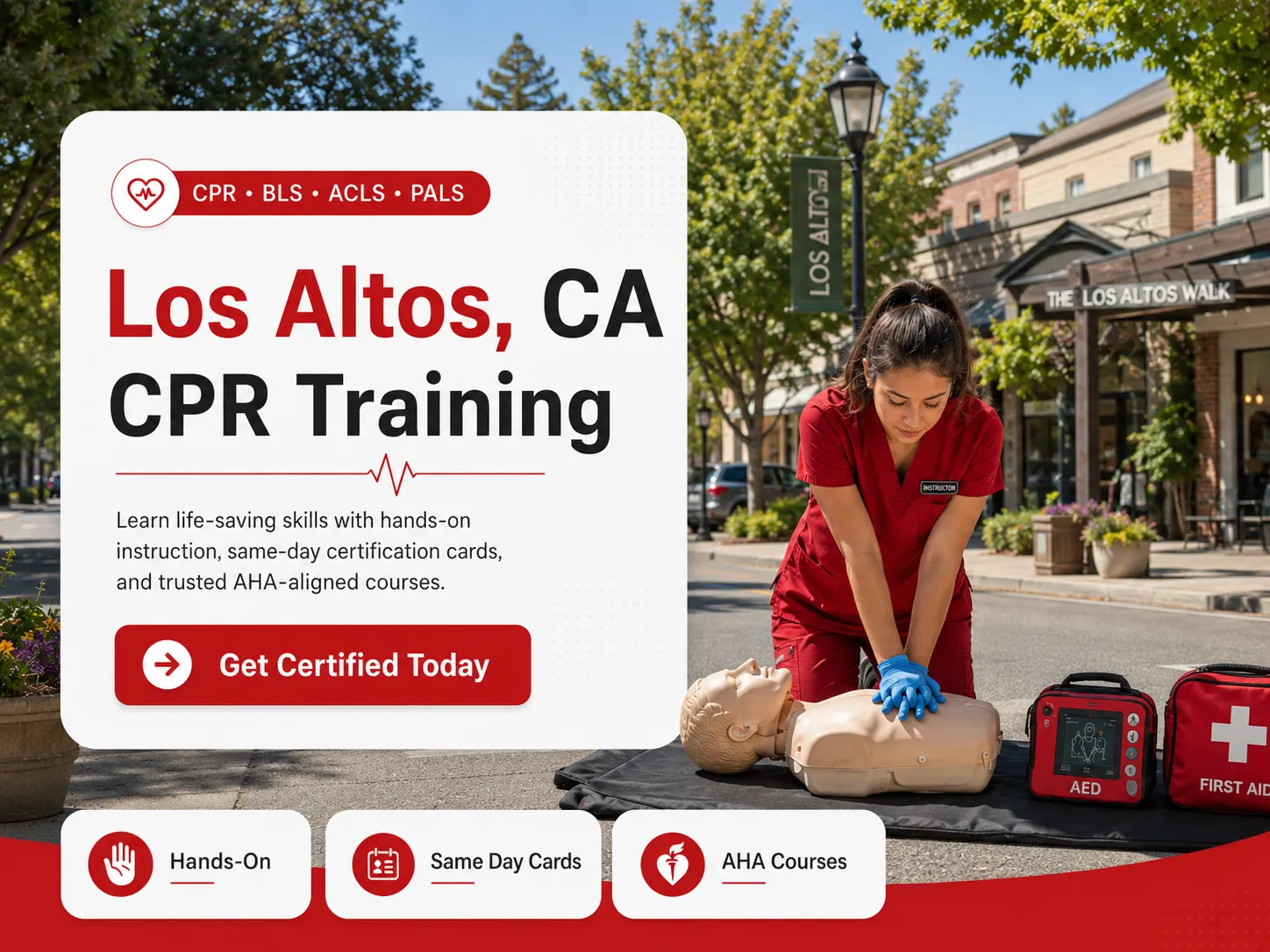 Healthcare provider BLS class in Los Altos, CA – AHA certified